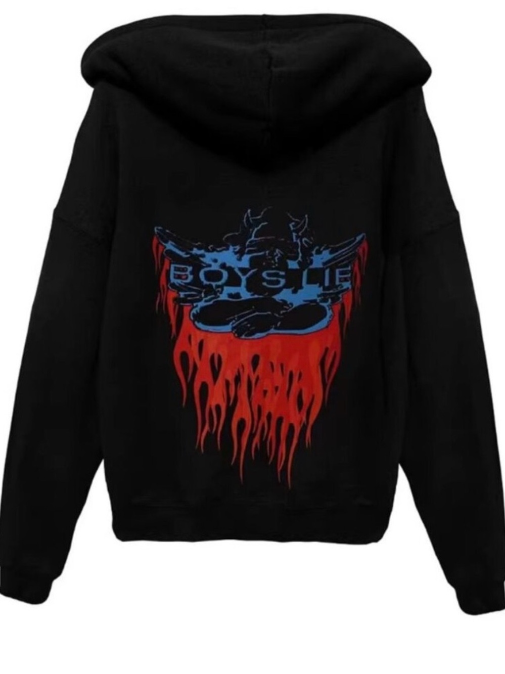 Boys Lie Black Flame Hoodie and Joggers Set